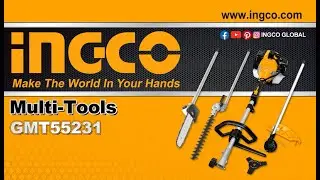 Триммер для газона бензиновый многофункциональный INGCO GMT55231