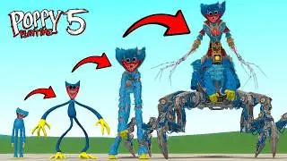 EVOLUTION OF NEW HUGGY WUGGY PROTOTYPE POPPY PLAYTIME CHAPTER 5 In Garry's Mod!
