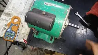 Corriente de motor con carga