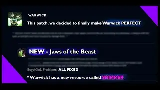 Here's How Riot Should CHANGE or REWORK Warwick