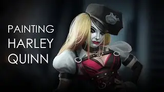 Digital Painting Harley Quinn
