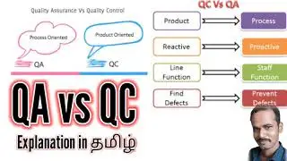 #QA #Qc #qualityAssurance #qualitycontrol  QA VS QC explanation  in  tamil  | LEARN WITH ME RM