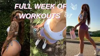 full week of workouts | my current split