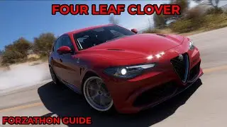 Forza Horizon 5 - Forzathon Guide - Four Leaf Clover - Alfa Romeo Giulia 2024