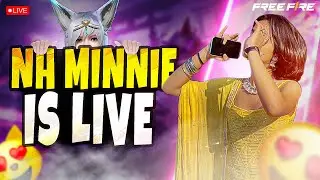 🔴FREE FIRE🔥GIRL LIVE STREAMING💥FF LIVE✨FRIENDLY FUNNY GAMEPLAY 🕸WITH TOM AND JERRY🇮🇳