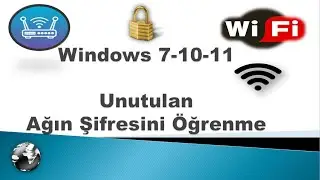 How to Learn a Forgotten Network Password in Windows 7 -10 -11 | Where is the Wifi Password Store...