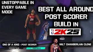 One of A Kind Post Scorer Build in NBA 2K25