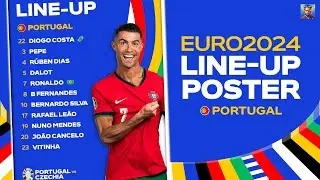Euro 2024 Team Line-Up Poster Editing Made Easy