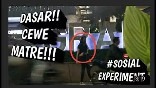 DIKASIH BEAT MAUNYA NINJA! DASAR!! CEWE MATRE!!! #SOSIAL EXPERIMENT