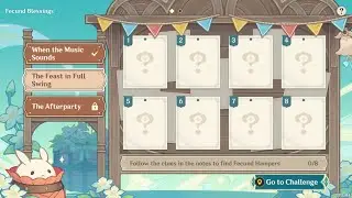SPEEDRUN Event Fecund blessing | All 24 location fecund hampers chest | Genshin impact