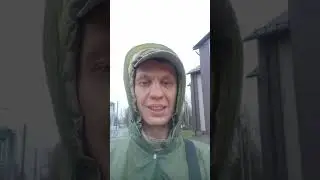 The first military parade in our settlement.