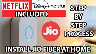Jio Fiber Installation STEP BY STEP Explained!!!! (All plans explained + FREE Netflix and Prime)
