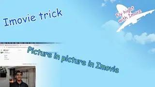How to overlay video on a background video | picture in picture in Imovie | IMovie trick in 2 mins
