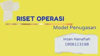 Model Penugasan Minimum