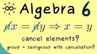 Algebra 6 | Cancellation Property