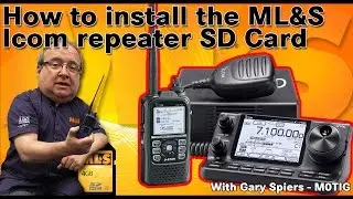 How to install the ML&S Icom Repeater SD Card at ML&S