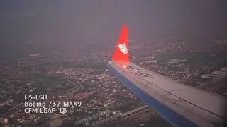 Boeing 737 MAX9 HS-LSH CFM LEAP-1B Engine Roar