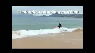 First steps Skimboarding - Itaipu Beach - Brazil 2022
