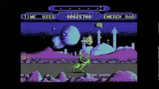 C64 Gameplay - Rimrunner (1988)