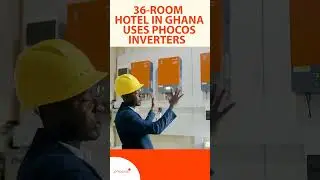 Phocos #solarinverter used in a 36-room hotel in Ghana