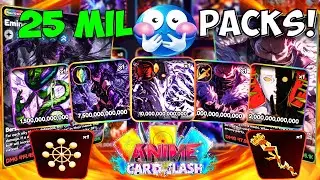 (FULL BLESSED TEAM) 15+ TRILLION PULLS! The RAREST Pack Opening In Anime Card Clash!
