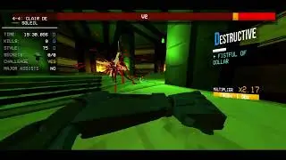 Ultrakill: 4-4 First Phase Fistful of Dollar% Feedbacker Only