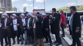 Metin Feyzioğlu'nun Baro başkanlarının yanına geldiğinde yaşananlar...