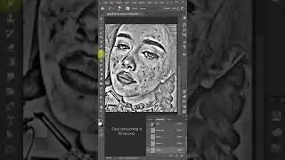 Face Retouching in 30 seconds || Photoshop Tutorial