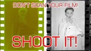 DIY - Turn your high resolution digital camera into into a film scanner and digitize your film!