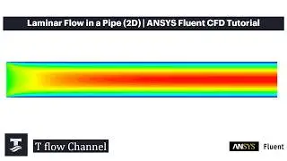 Laminar Flow in a Pipe | ANSYS Fluent 2D Axisymmetric CFD Tutorial