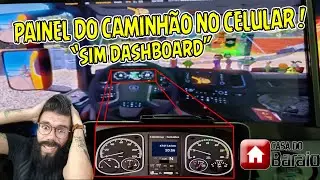 Usando tablet ou celular em simuladores de direção no PC... Euro Truck Simulator 2 - SIM DASHBOARD