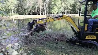 The AGT Industrial QH13R Mini Excavator