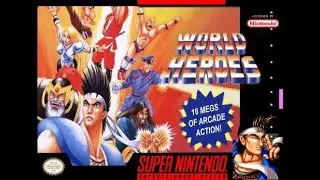 World Heroes SNES [Playthrough] Hanzo Hard Difficulty