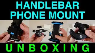 Unboxing Andobil Handlebar Phone Mount for Bike Scooter Motorcycle Any Size Phone