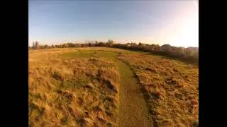 Testing Gopro Hero3 video quality, A FPV test in bright sun light and low sun light