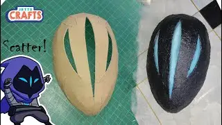 Omen Mask Tutorial using Cardboard (Valorant) | JetteCrafts Diy