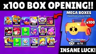 Mega Boxes Rewards Doesn't Dissapoint 100x Mega Box Opening!! | #classicbrawl