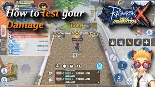Damage Testing: How to test your dmg in rox | rox | Ragnarok X: Next Generation