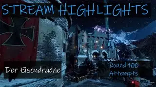Black Ops 3 Zombies - Der Eisendrache Round 100 Attempt Stream Highlights