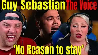 Reaction To Guy Sebastian Sings his NEW Song 'No Reason to stay' | The Voice Australia | Live