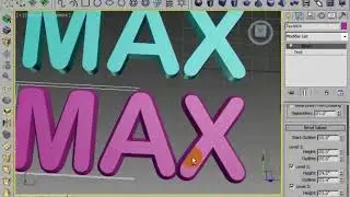 3DS Max Training ( 022 - 1 ) Bevel and Extude                  ( Myanmar )