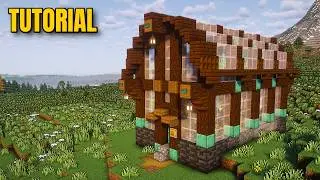 Building a Greenhouse with Storage - An Easy Block-by-Block Minecraft Tutorial