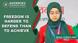 Freedom is harder to defend than to achieve : Arissa Tazmeen Huda