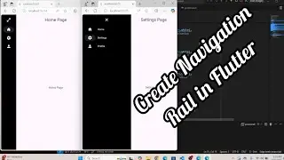 How to implement or use Navigation Rail in Flutter - Full Tutorial - NavigationRail Widget