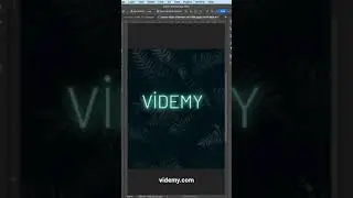 Photoshop'ta Neon Yazı Oluşturma #shorts