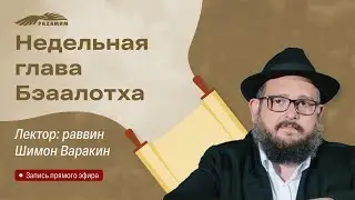 Недельная глава «Бэаалотха». Раввин Шимон Варакин