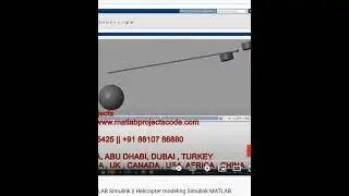 Helicopter simulation using MATLAB Simulink _ How to do a Helicopter modeling Simulink MATLAB