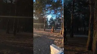 Прогулка по лесу на электро фет байке