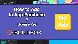 How To Add In App Purchase in Buildbox & Add License Key