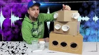 СЕКРЕТ ГРОМКОСТИ КОЛОНКИ ИЗ КОРОБКИ И СТАКАНЧИКОВ | ПРОВЕРКА ЛАЙФХАКОВ